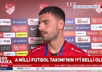 Merih Demiral: Çok yoğun çalışıyoruz
