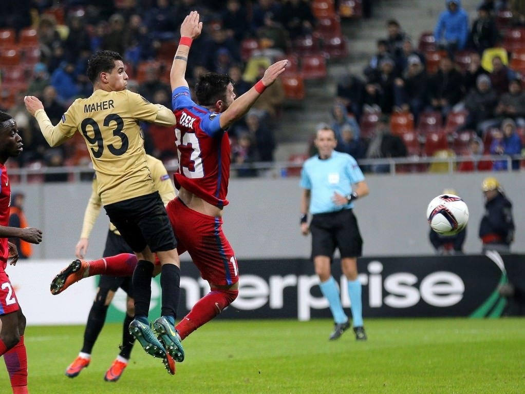 Steaua Bükreş - Osmanlıspor karşılaşmasından kareler