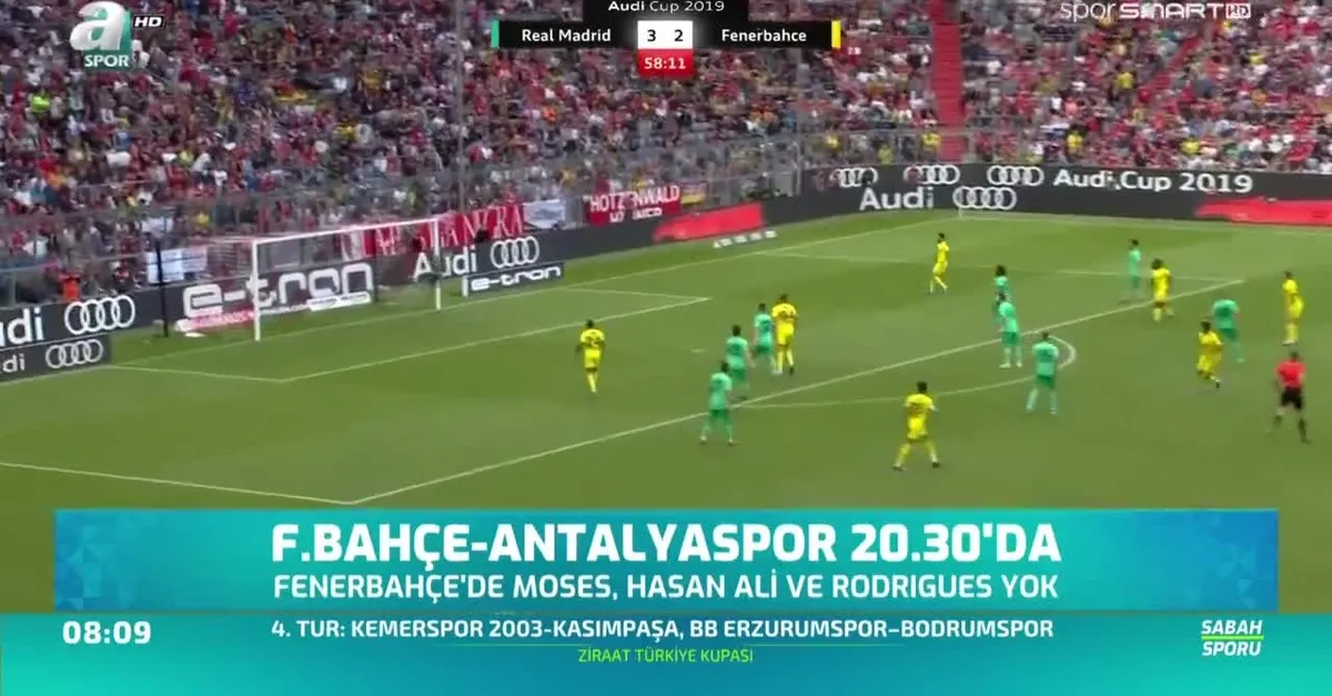 Fenerbahçe'nin konuğu Antalyaspor