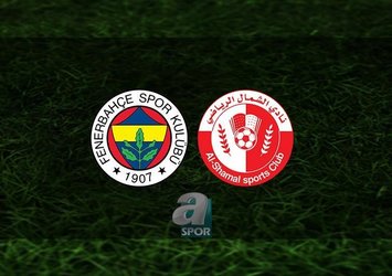 Fenerbahçe - Al Shamal maçı saat kaçta?