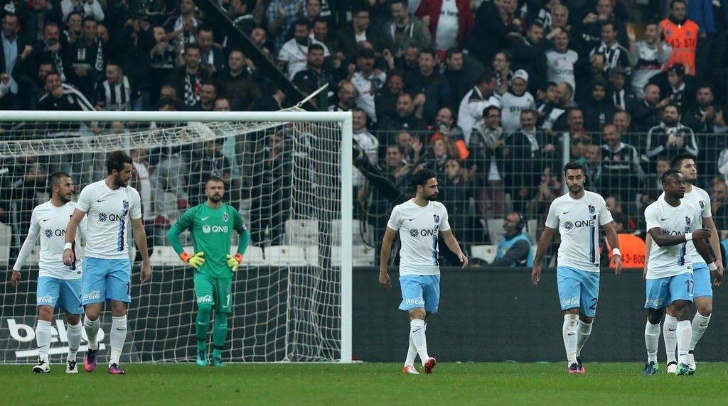 Beşiktaş-Trabzonspor karşılaşmasından kareler