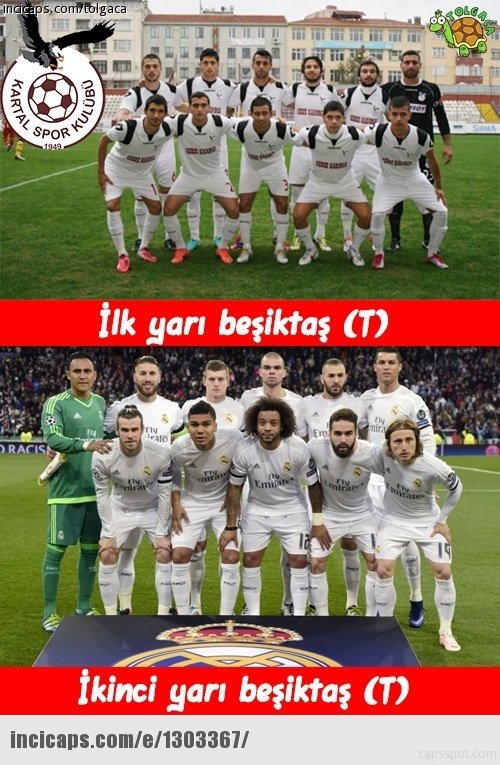Beşiktaş-Benfica maçı capsleri
