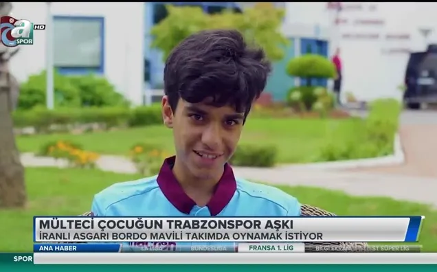 İranlı çocuğun Trabzonspor aşkı