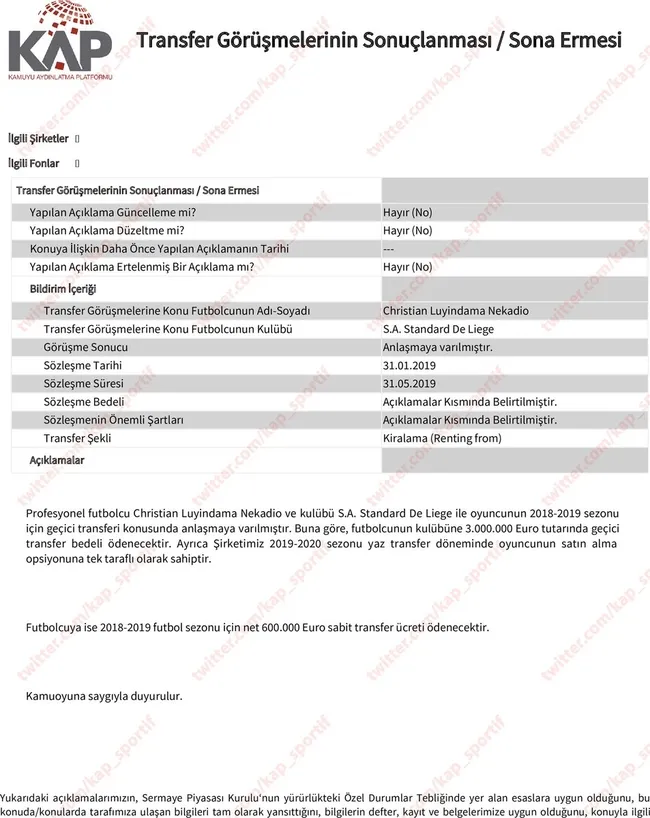 Galatasaray, Luyindama'yı transfer ettiğini açıkladı! - 2