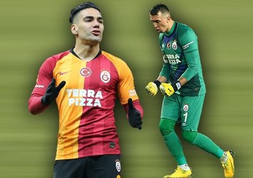 Direkten dönmüşler! Falcao ve Muslera...