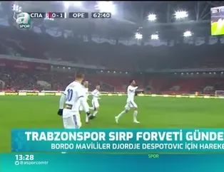 Trabzonspor Sırp forveti gündemine aldı