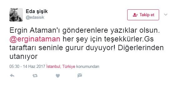 Ergin Ataman gitti sosyal medya sallandı