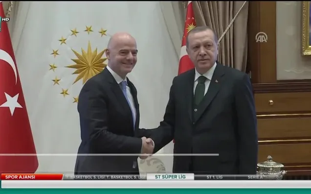 Erdoğan - Infantino görüşmesi