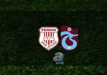 Pendikspor - Trabzonspor | 11'ler belli oldu!