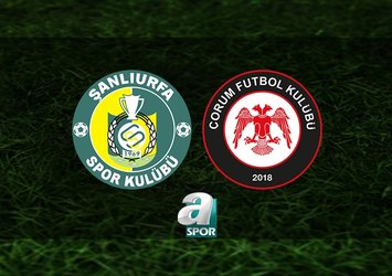 Şanlıurfaspor - Çorum FK maçı saat kaçta?
