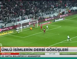 Ünlü isimlerin derbi görüşleri