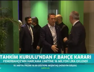 Tahkim Kurulu'ndan Fenerbahçe kararı