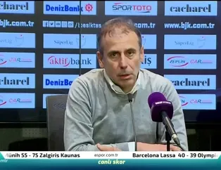 Abdullah Avcı: İkinci yarıda daha doğru oynayan bir takım olmak arzumuz