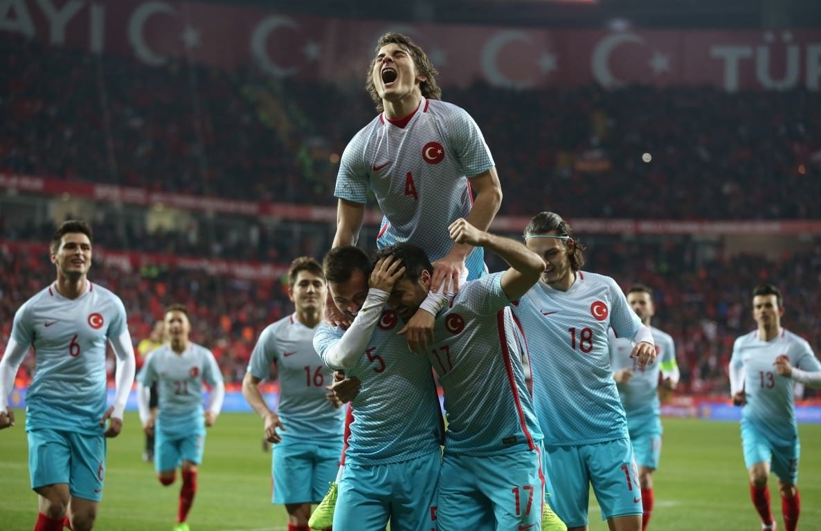 Türkiye - Moldova maçından kareler