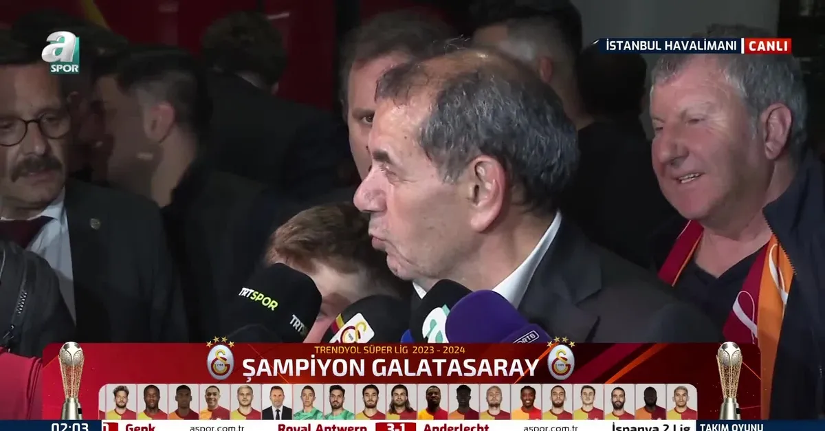 Dursun Özbek: Yine iyiler kazandı!