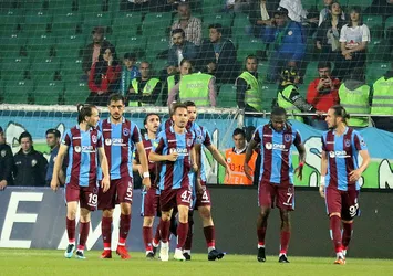 Karadeniz derbisinde kazanan Trabzonspor