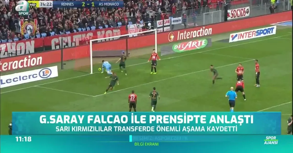 Falcao, Galatasaray yolunda