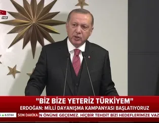Son Dakika Haberi: Başkan Erdoğan Milli Dayanışma Kampanyası'nı başlattı! 'Biz bize yeteriz Türkiyem' | Video