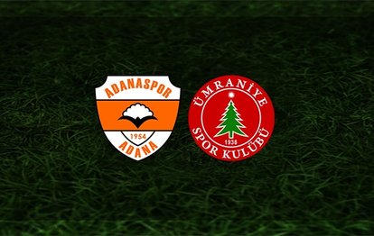 Adanaspor - Ümraniyespor maçı ne zaman, saat kaçta ve hangi kanalda? | TFF 1. Lig