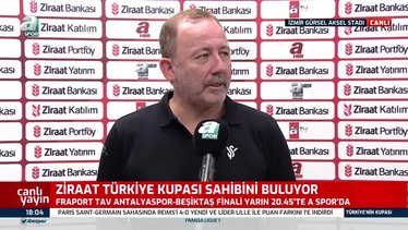 Son dakika Beşiktaş haberi: Sergen Yalçın Ziraat Türkiye Kupası finali öncesi açıklama yaptı!