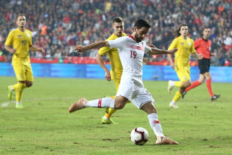 Türkiye - Ukrayna maçından kareler!