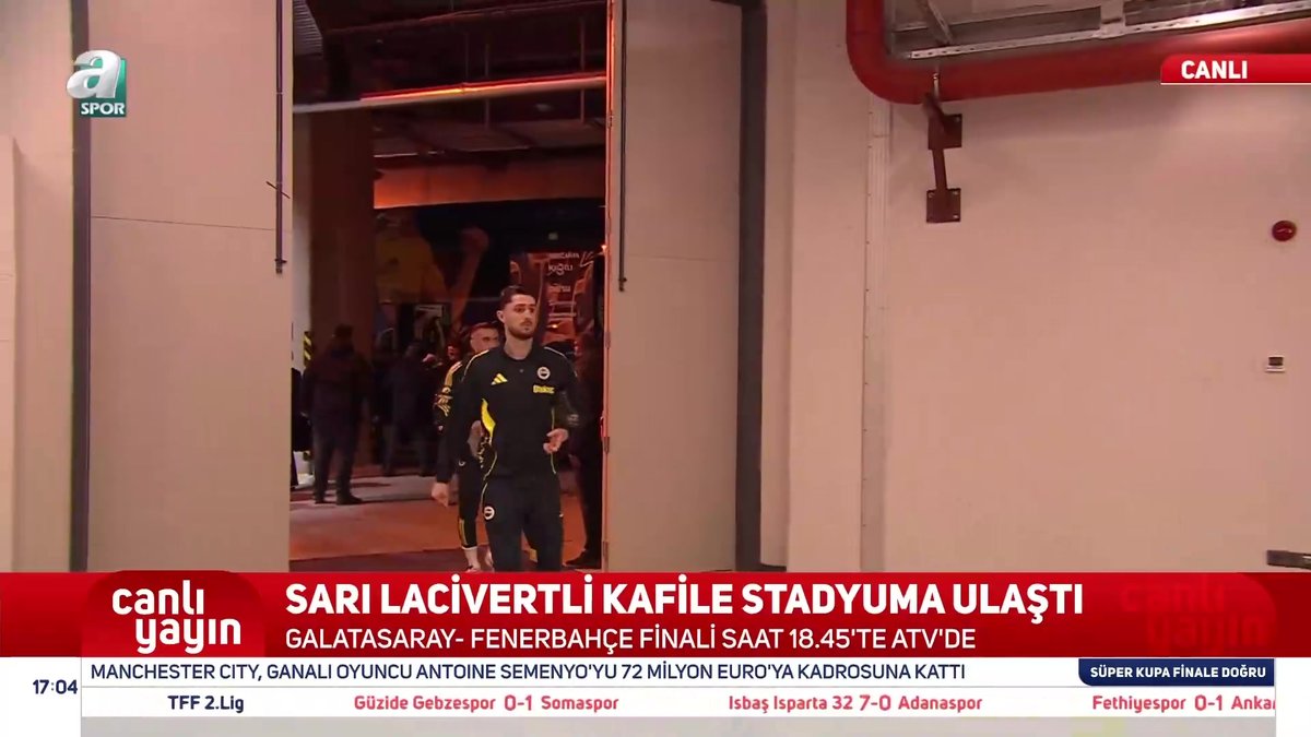 Fenerbahçe kafilesi Atatürk Olimpiyat Stadı’na geldi - Aspor