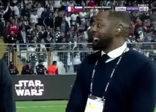 Pascal Nouma'dan canlı yayında çirkin hareket