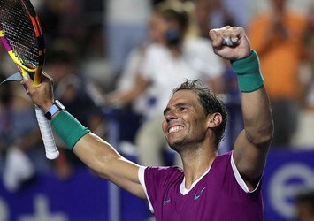 Nadal Meksika Açık'ta finalde!