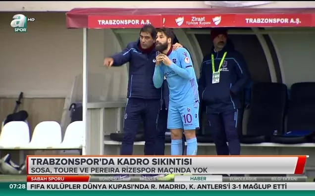Trabzonspor'da kadro sıkıntısı
