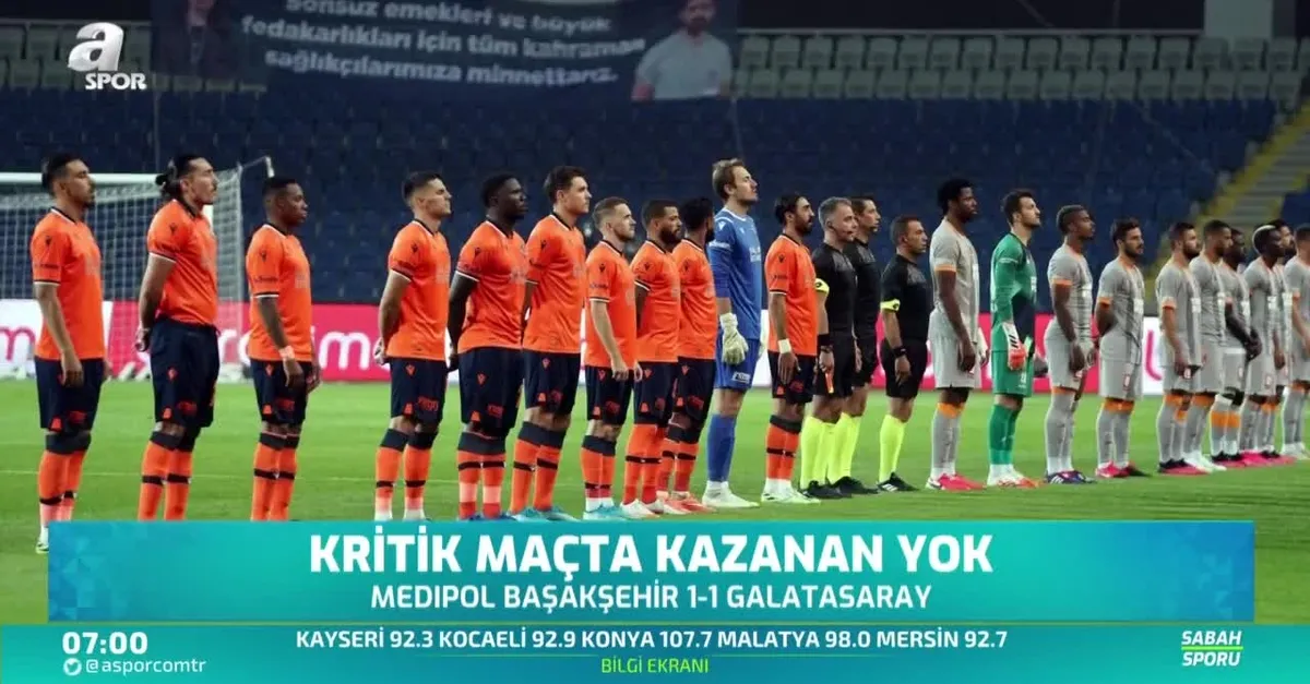 Kritik maçta kazanan yok