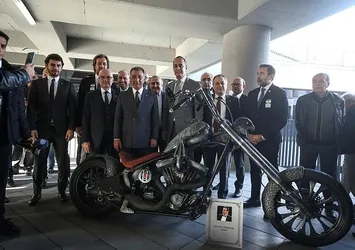 Müzeye özel motosiklet