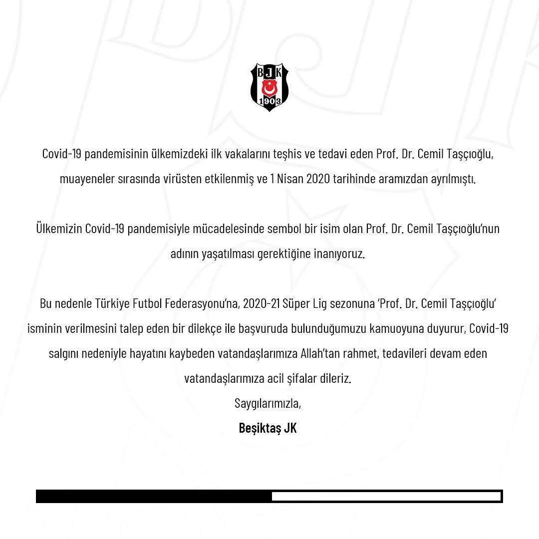 Beşiktaş'tan TFF'ye başvuru! Süper Lig'de yeni sezonun ismi... - 2