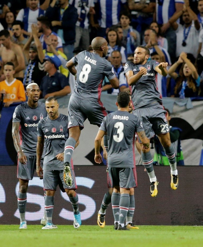 Porto-Beşiktaş karşılaşmasından kareler