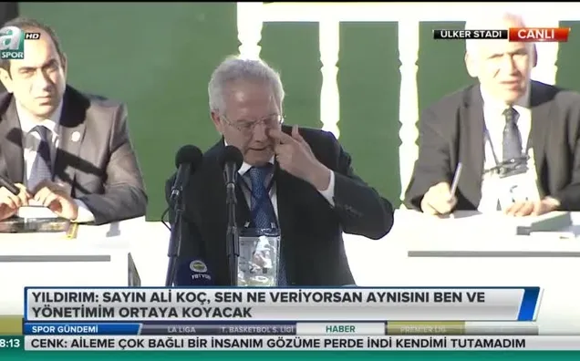 Aziz Yıldırım'dan Ali Koç'a flaş çağrı