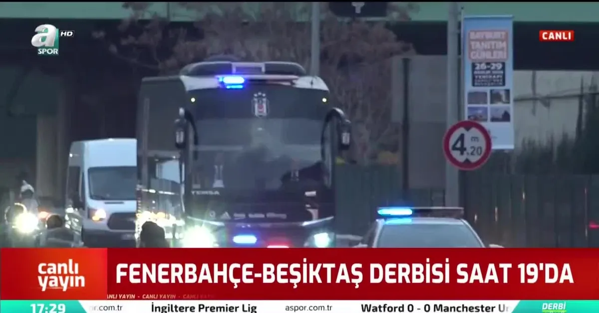 Beşiktaş kafilesi stada ulaştı