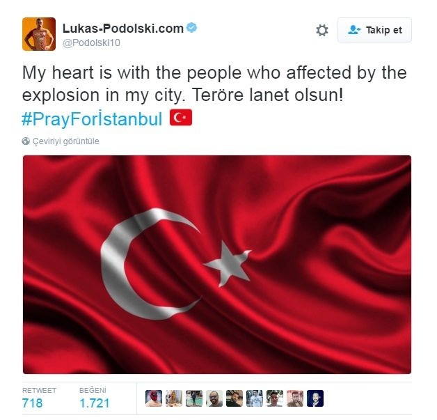 Futbol dünyası terörü lanetledi