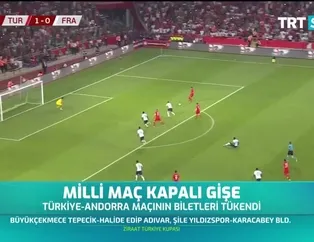Milli maç kapalı gişe