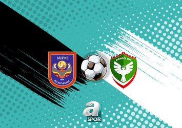 Silifke Belediye Spor-Amed SK maçı bilgileri!