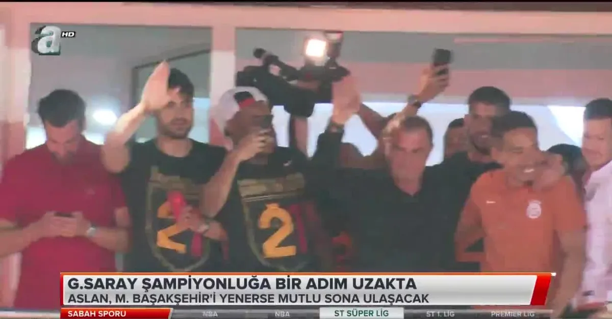 Galatasaray şampiyonluğa bir adım uzaklıkta