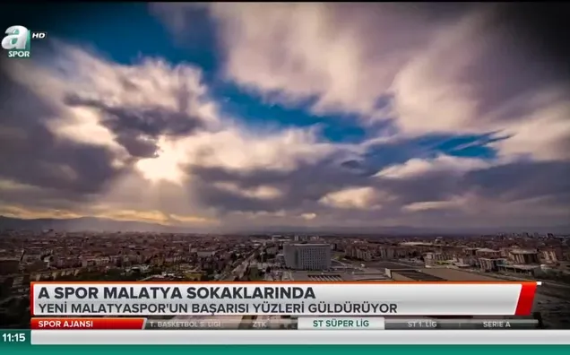 A Spor Malatya sokaklarında