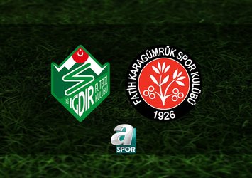 Iğdır FK - Fatih Karagümrük maçı saat kaçta?