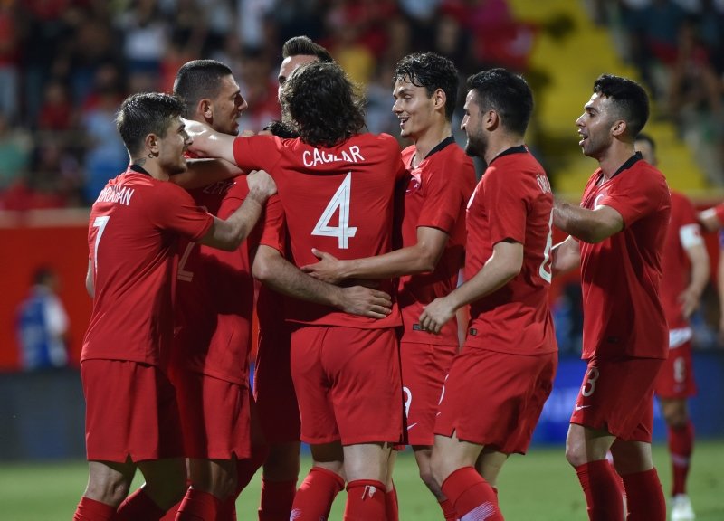 Türkiye - Özbekistan maçından kareler...