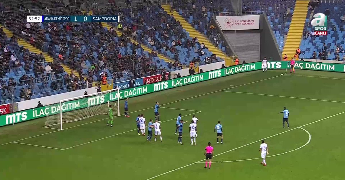 GOL | Adana Demirspor 1-1 Sampdoria