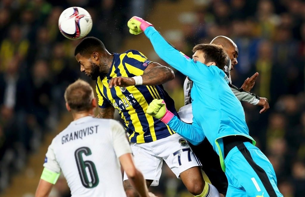Fenerbahçe-Krasnodar karşılaşmasından kareler
