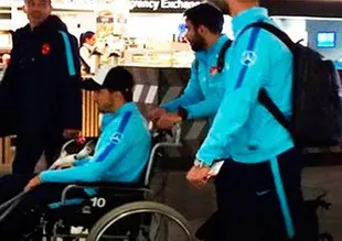 Ozan Tufan tekerlekli sandalyede!