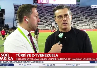 Vincenzo Montella, Venezuela maçı sonrası A Spor'a konuştu!