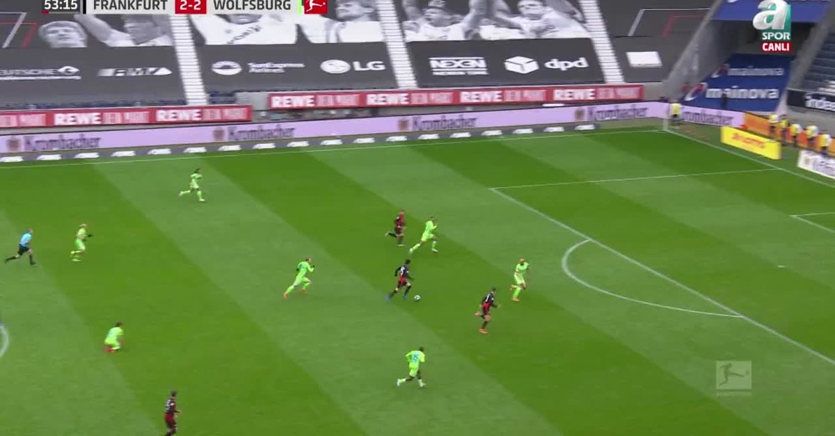 GOL | Eintracht Frankfurt 3-2 Wolfsburg