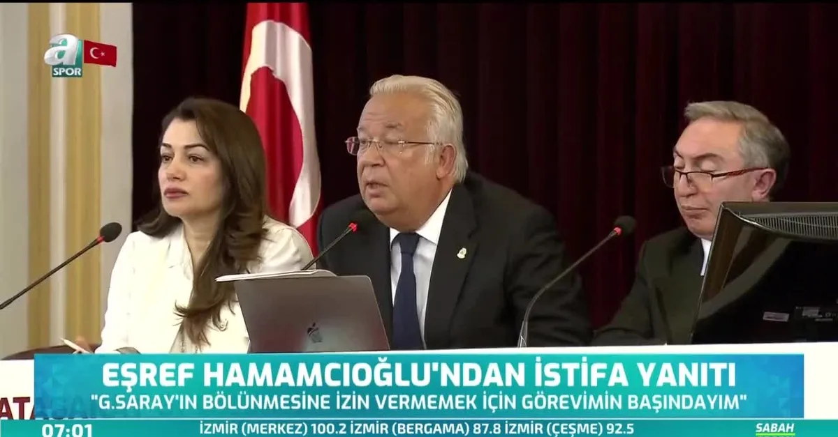 Eşref Hamamcıoğlu'ndan istifa yanıtı