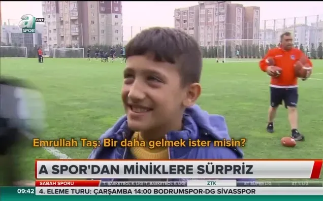 A Spor'dan miniklere sürpriz