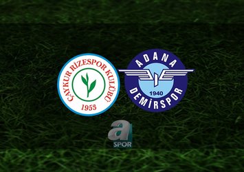 Rizespor - A. Demirspor | CANLI